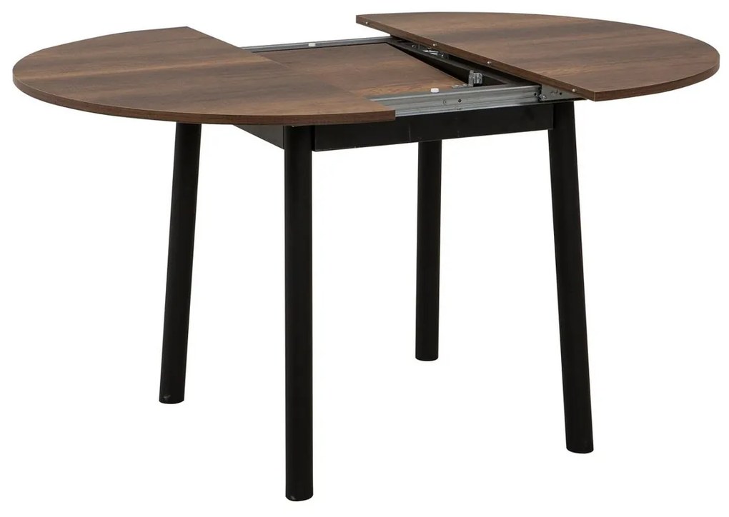 Masă de luat masa Oliver Walnut Black