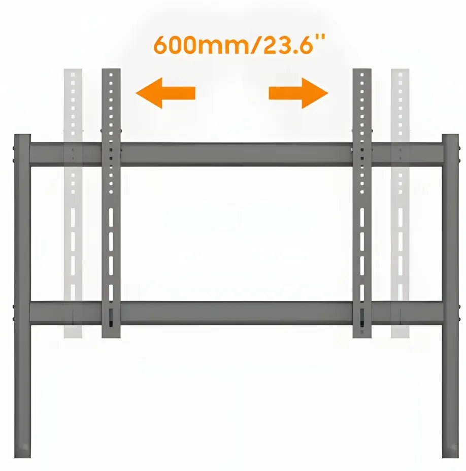 STAND TV MOBIL SERIOUX TV15-68FW 50"-86"