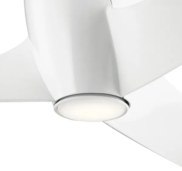 Ventilator LED dimabil de tavan Kichler KLF-PHREE-56-WHT PHREE 10W/230V + telecomandă