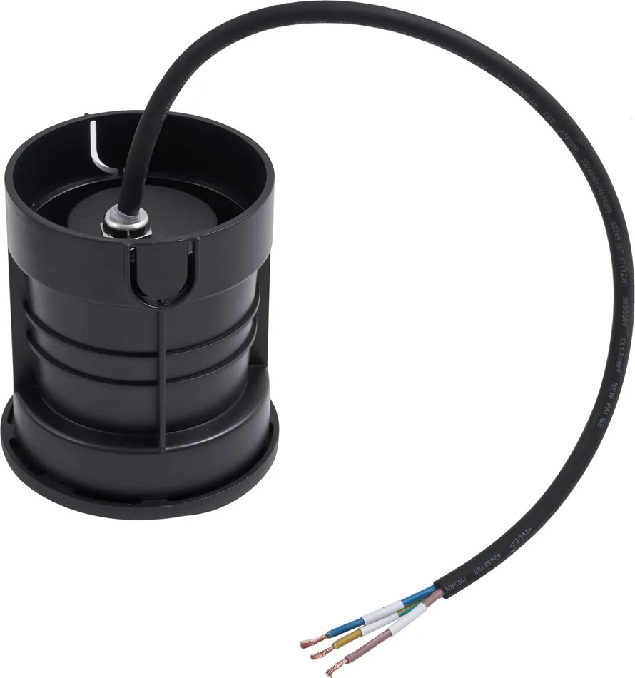 Set de 6 spoturi moderne de sol negre GU10 50mm Efect de 4 lumini IP65 - Cellar