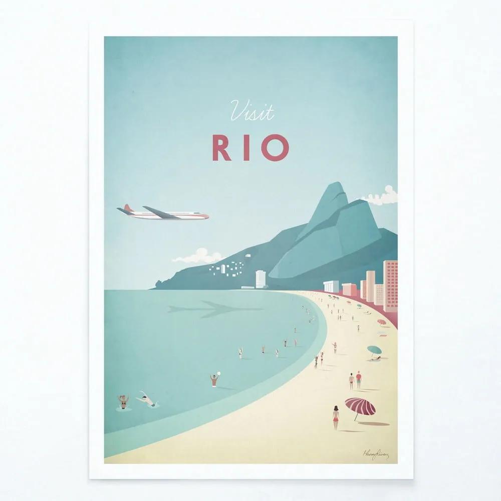 Poster Travelposter Rio, 50 x 70 cm