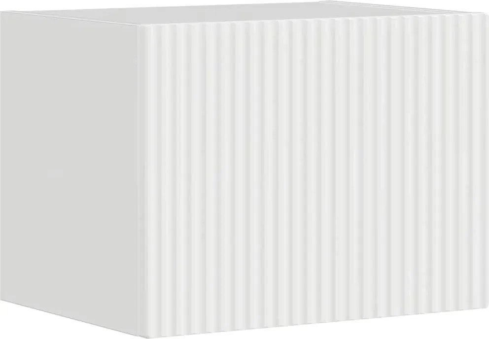 vidaXL Dulap TV de perete Alb Lucios 60 x 31 x 29.5 cm Lemn compozit