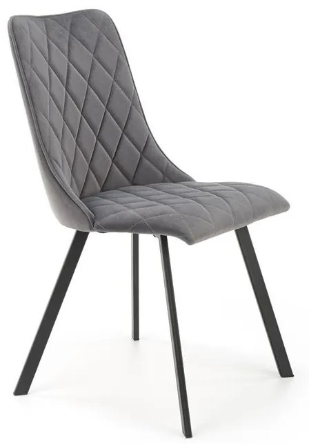 Scaun K450 velvet gri