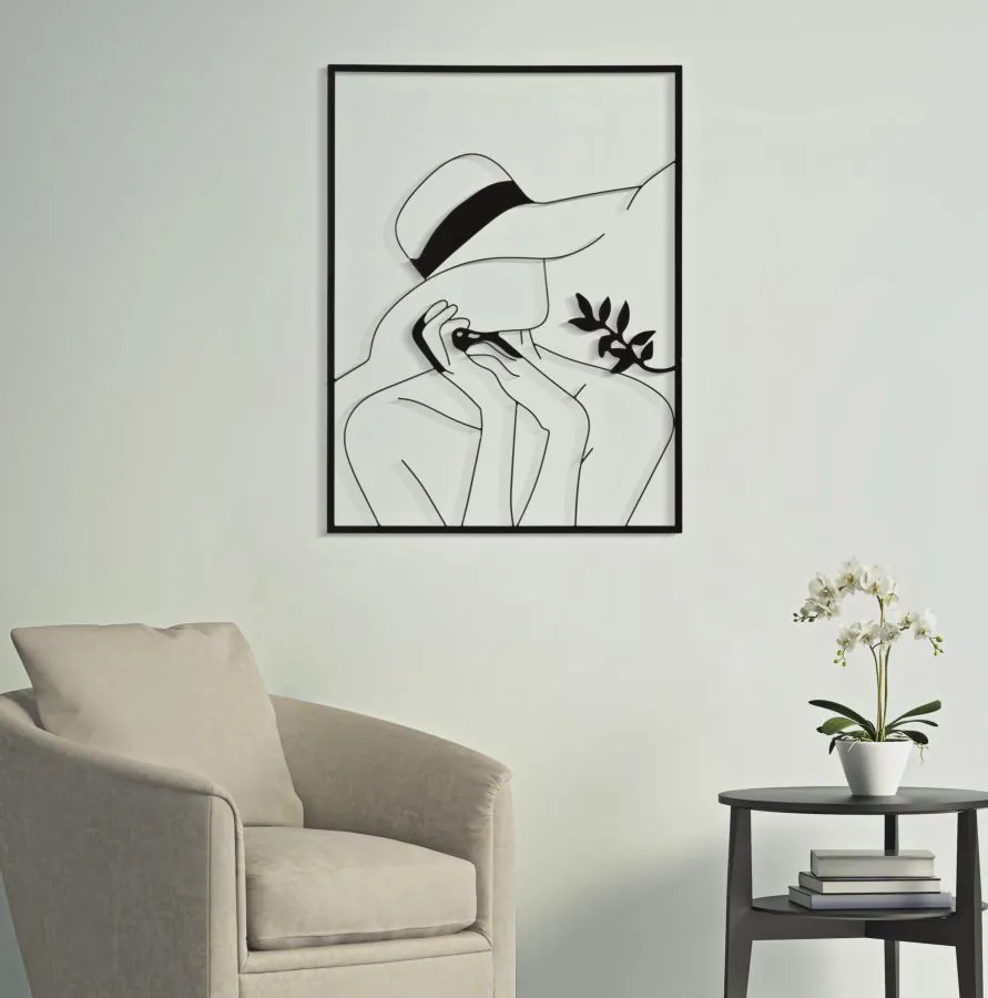 Mauro Ferretti Panou De Perete Fier Elegant -B- cm 60X1X80 | Aosom Romania