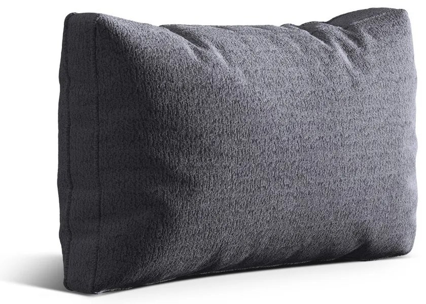 Pernă pentru canapea gri închis cu tapițerie din țesătură bouclé Kemi – Cosmopolitan Design