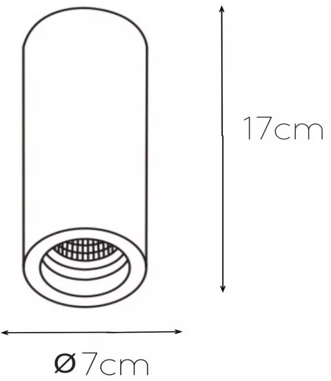 Lucide 35100/17/31 - Lampa de masa GIPSY 1xGU10/35W/230V alb