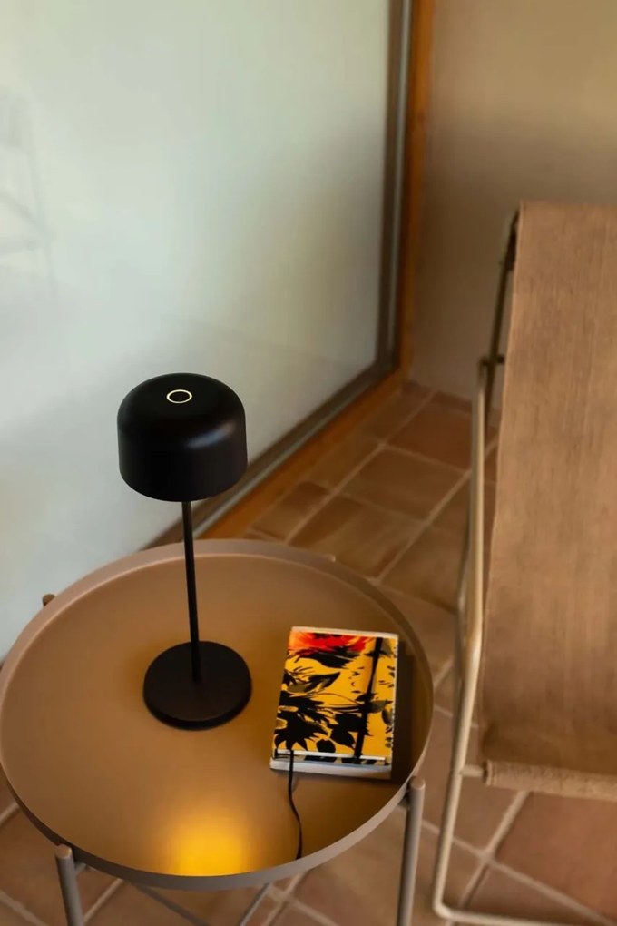 Lampa de exterior portabila IP54 MAVIS 360 negru