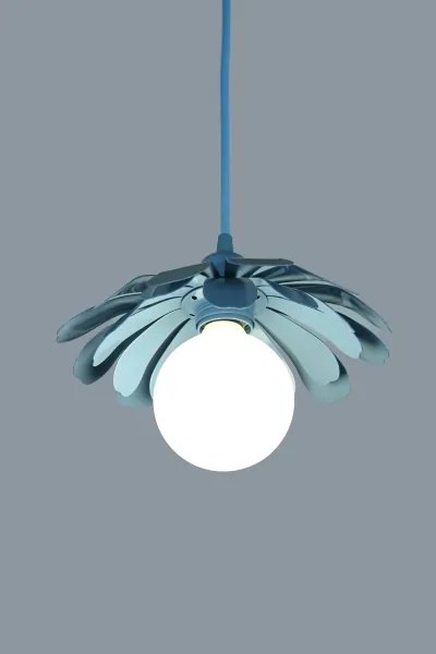 Bohemia-Design - Candelabru pe cablu 1xE27/60W/230V albastru