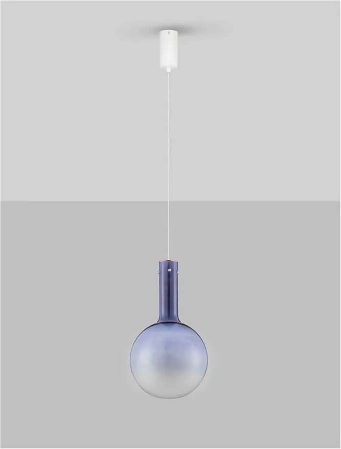 Pendul LED stil modern NOSTOS albastru