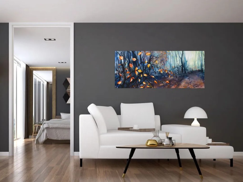 Tablou - Razele solare de toamnă (120x50 cm)