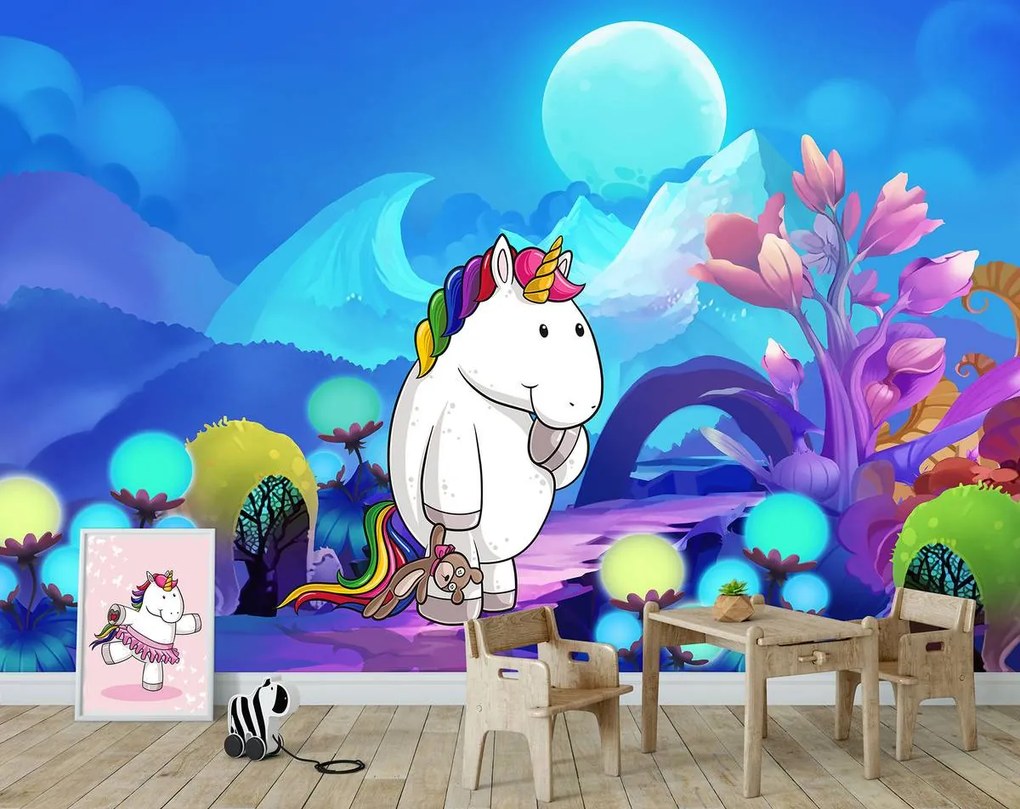 Fototapet - Unicorn (254x184 cm)