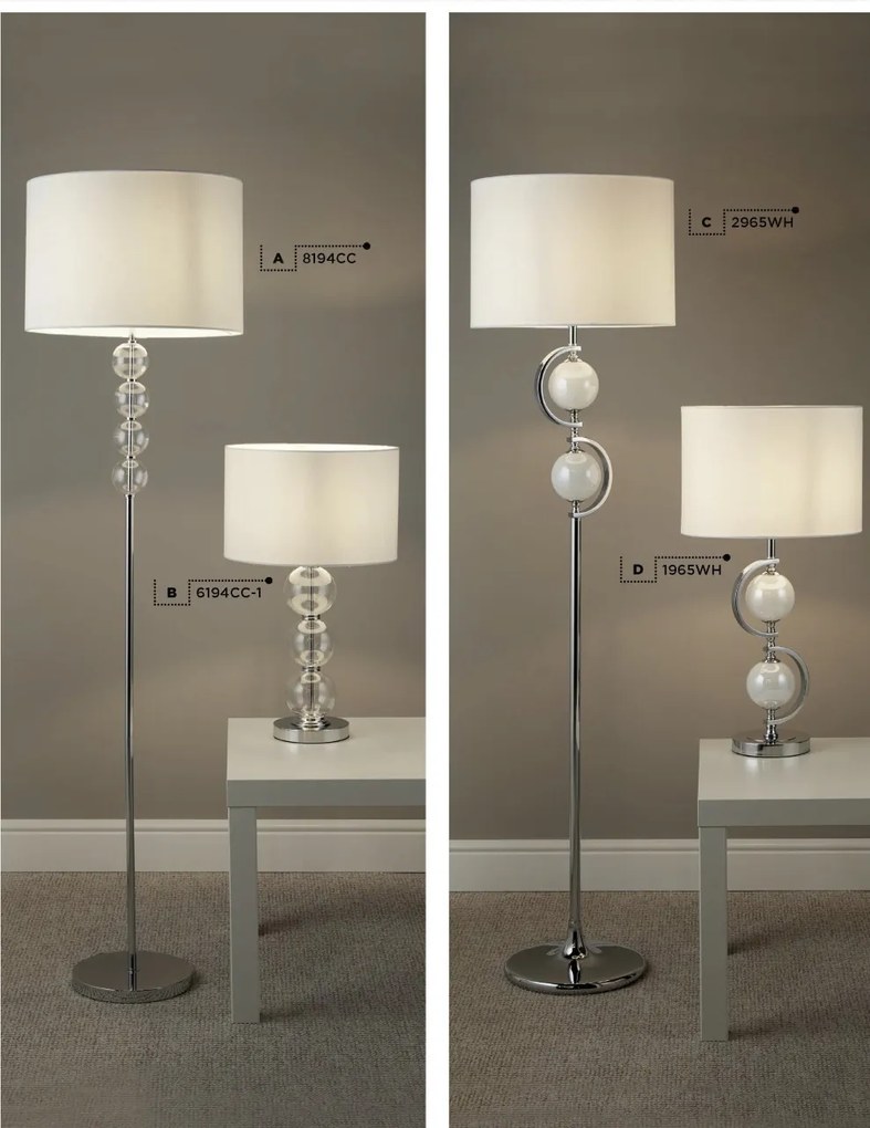 Lampadar / Lampa de podea moderna Floor Lamp EU8194CC SRT