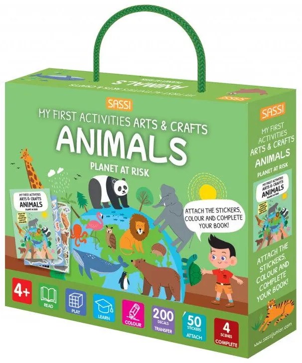 PRIMUL SET DE ARTA & LUCRU MANUAL - ANIMALUTE - SASSI (978-88-303-1060-5)