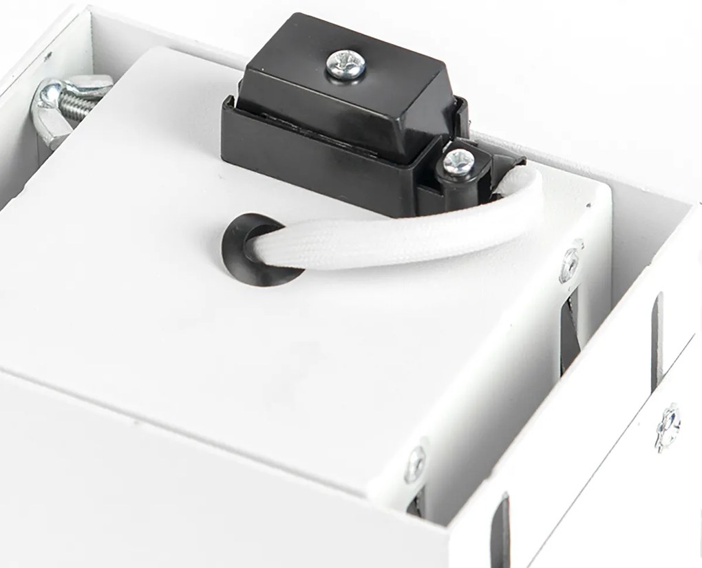 Set de 6 spoturi îngropate albe GU10 orientabile fără rama - Oneon