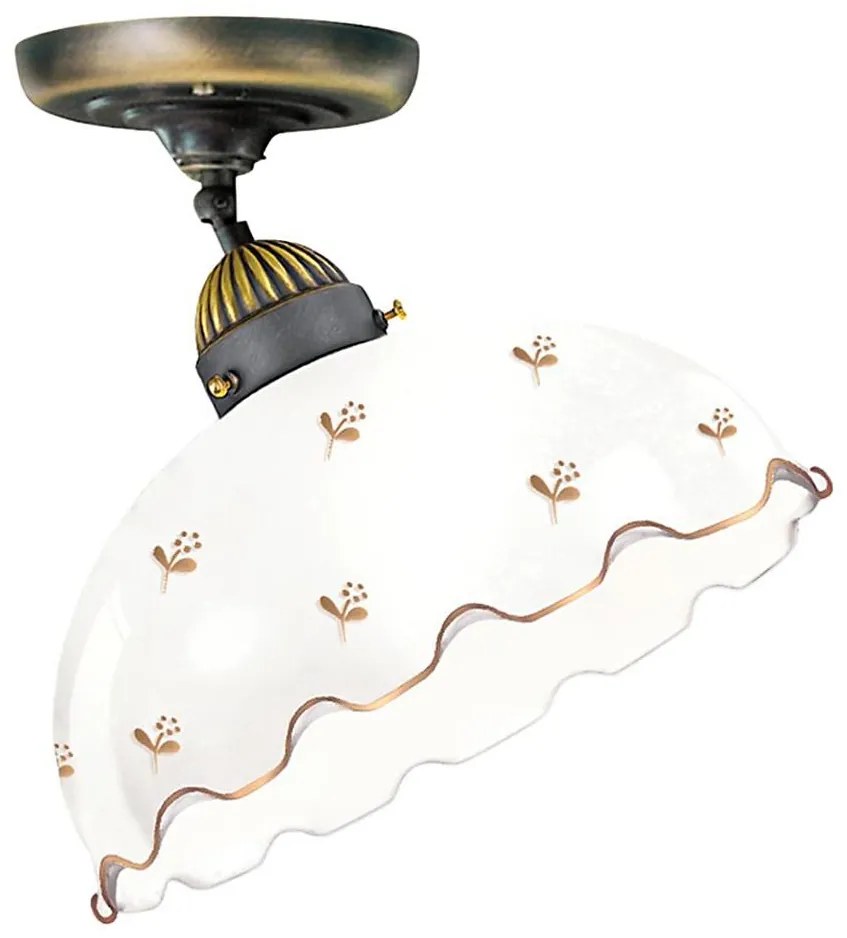 Kolarz 731.10.161 - lustra aplicată NONNA, 1xE27/75W/230V, Ø 30 cm, cu design floral, aur roz