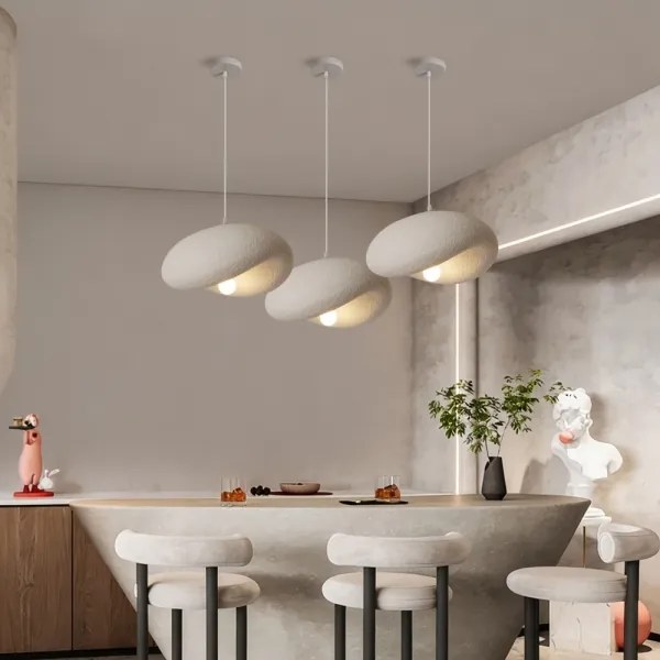 BRILAGI - Lampă suspendată pe cablu WABI SABI 1xE27/60W/230V Ø 40 cm albă