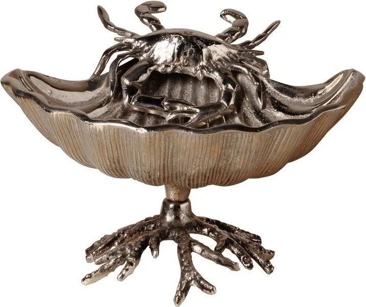 Bol decorativ din aluminiu, Crab