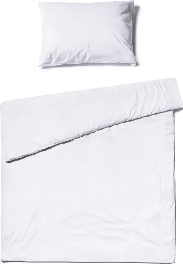 Lenjerie de pat din bumbac CALMORA albă Dimensiune lenjerie de pat: 2 buc 70 x 90 cm | 200 x 220 cm