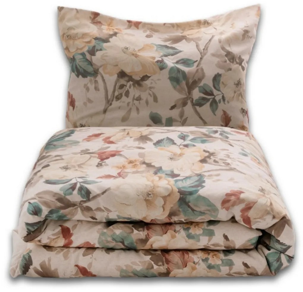 Lenjerie de pat din bumbac și in Rose, 160 x 200 cm, 2 buc. 70 x 80 cm