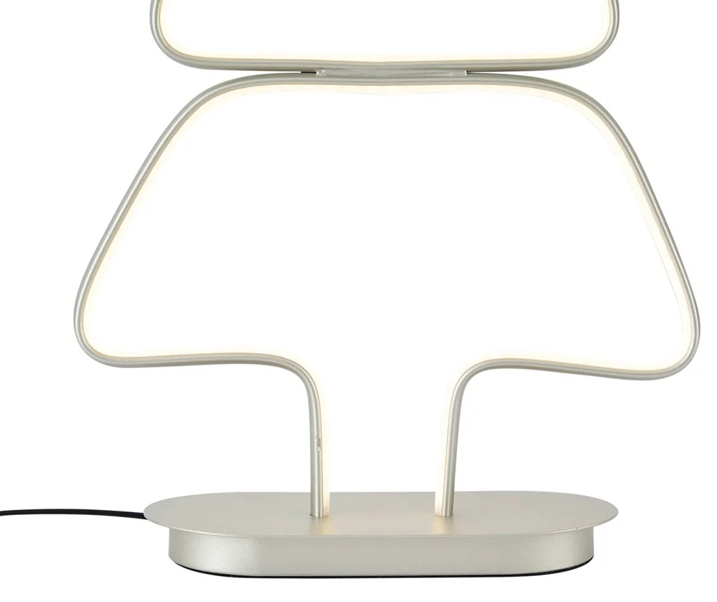 Lampă de masă de Crăciun din oțel, brad de Crăciun, inclusiv LED - Arbre