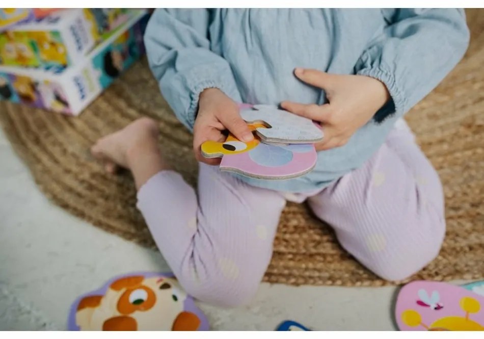 Baby puzzle Trefl Safari, 6în1 (2-6 bucăți)