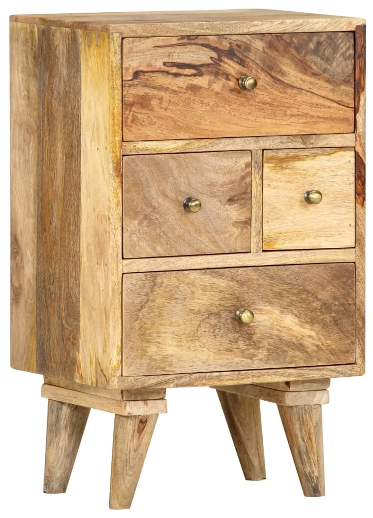 286123 vidaXL Noptieră, 36 x 30 x 60 cm, lemn masiv de mango