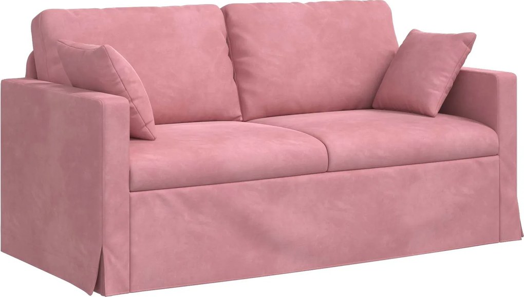 vidaXL Canapea Roz 158 x 78 x 80 cm Catifea