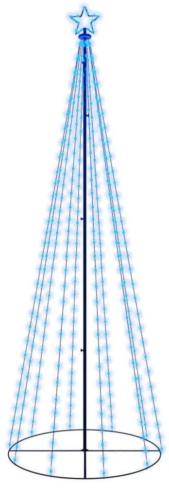 Brad de Craciun conic, 310 LED-uri, albastru, 100x300 cm Albastru, 300 x 100 cm, 1