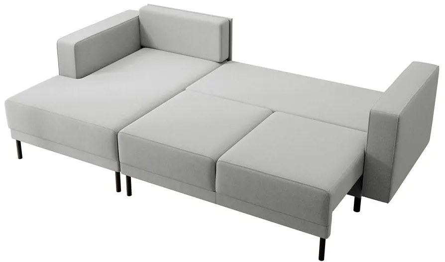 Colțar Rodriguez mini (S) (gri + negru). 1099551