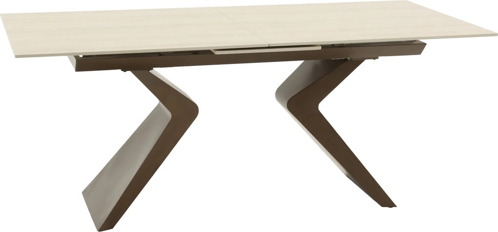 Masă extensibilă ceramică Miro CORTEN, 180 cm/90 cm