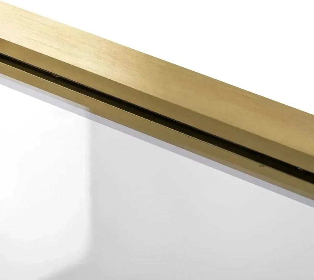 Cabina de dus Rea Atlas 100x80 Brush Gold