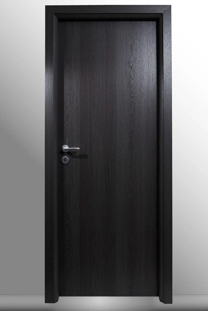 Usa HDF cu toc reglabil din MDF PAL - Colectia Basic Gri Antracit, Folie Decor, Toc fix drept 90mm