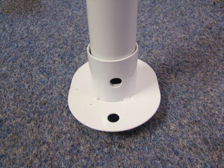 Cort de grădină mare alb 5×10 m - impermeabil, închidere