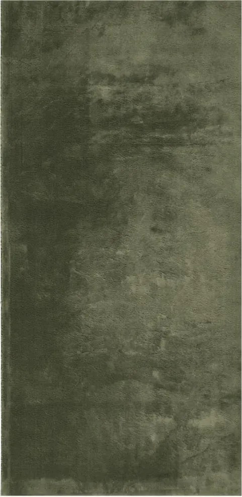 vidaXL Covor HUARTE, fir scurt moale și lavabil verde pădure 100x200cm