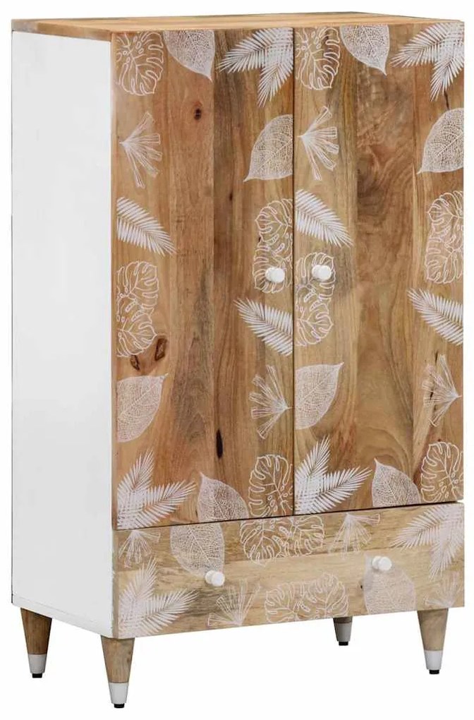 vidaXL Dulap înalt, 60x33,5x100 cm, lemn masiv de mango