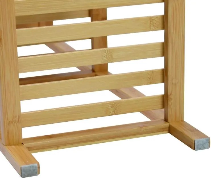 Raft din bambus, 5 rafturi, 60 x 26 x 130 cm