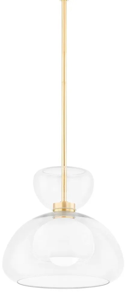 Lustra suspendata, Metal Alama Antic, Sticla, CORTNEY