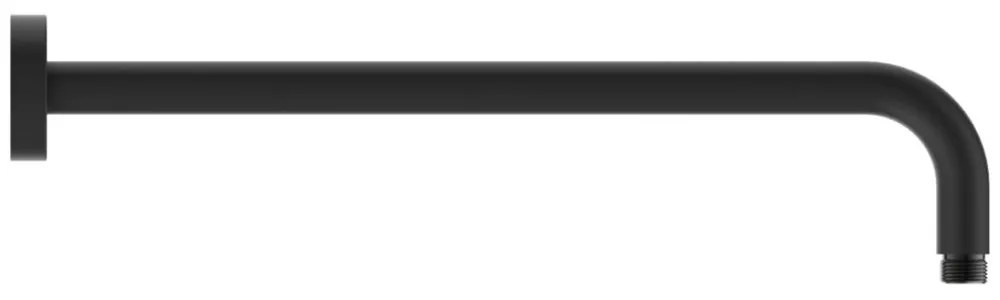 Brat de dus, 40 cm, negru matase Negru mat