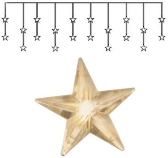 Instalație LED de Crăciun STAR 20xLED 1,8m alb cald Eglo 410126