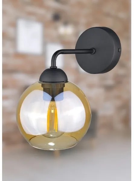 Aplică MELLE BLACK 1xE27/60W/230V