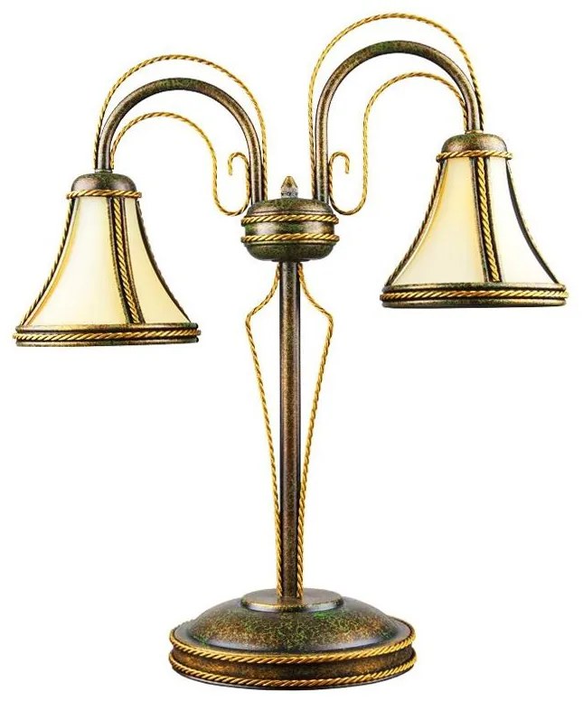Kemar T/B/2 - Lampa de masa TANAJA 2xE14/60W/230V verde