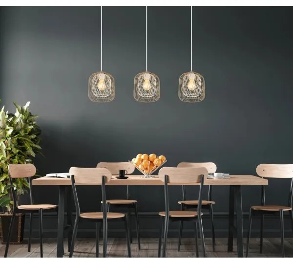 Globo 15965-3H - Lustră suspendată pe cablu DICHTI, 3x E27/40W/230V