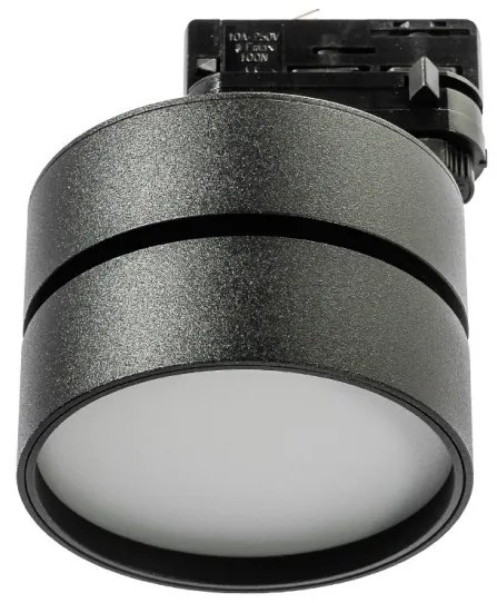 Spot LED directionabil pe sina Mona TRACK 3Line 12W 3000K negru