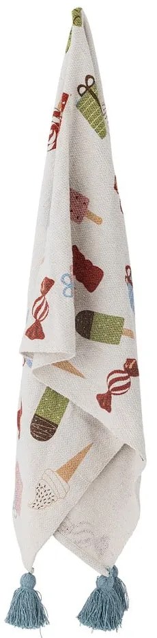 Pătură pentru copii albă 130x160 cm Sweets – Bloomingville Mini