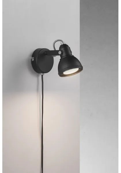 Spot de perete Nordlux ASLAK 1xGU10/35W/230V negru