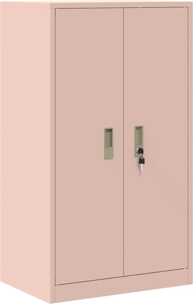vidaXL Dulap de depozitare Roz 60 x 40 x 90 cm Oțel