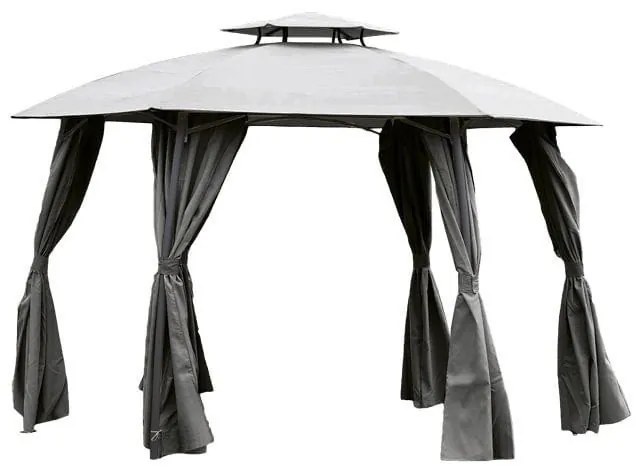 Foisor de gradina Gavi grafit H270 cm