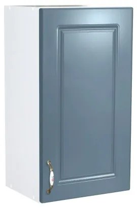 Corp superior 40 cu 1 usa Zebra MDF albastru