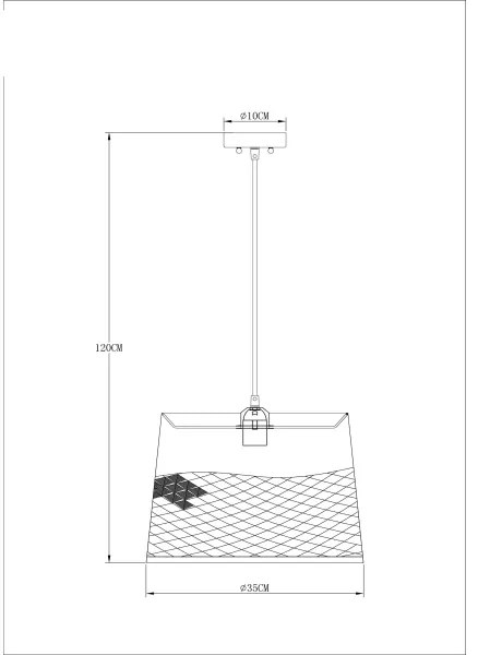 Globo 15315S - Lustră pe cablu BECCA 1xE27/60W/230V