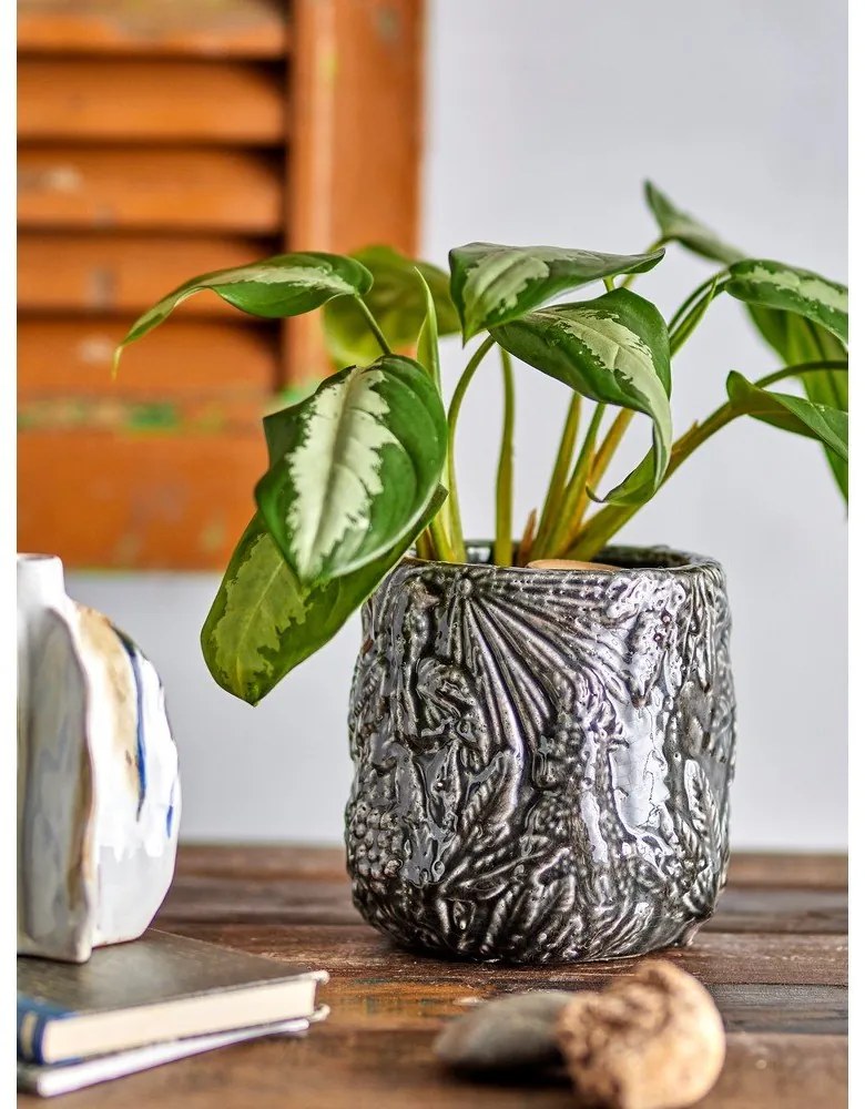 Ghiveci decorativ din teracotă ø 18 cm Nikou – Bloomingville